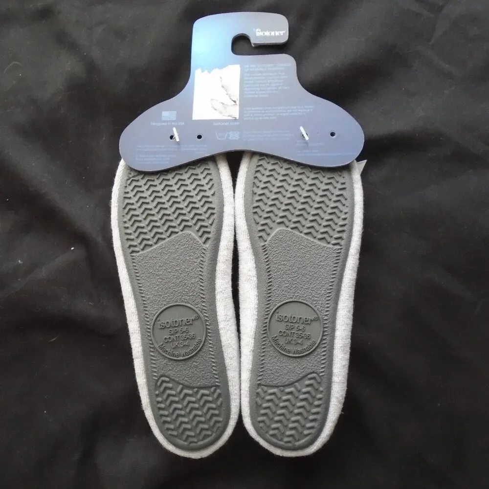 Womens Terry Isotoner Ballerina Slippers - Picture 3 of 3